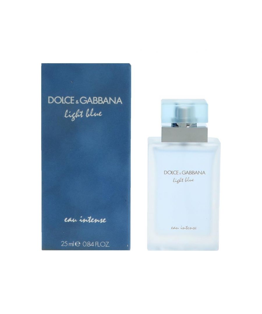 Light Blue Eau Intense by Dolce&Gabbana is a Floral Fruity fragrance for women. The nose behind this fragrance is Olivier Cresp. Top notes are Lemon and Granny Smith apple; middle notes are Jasmine and Marigold; base notes are Musk and Amberwood. Light Blue Eau Intense was launched in 2017
