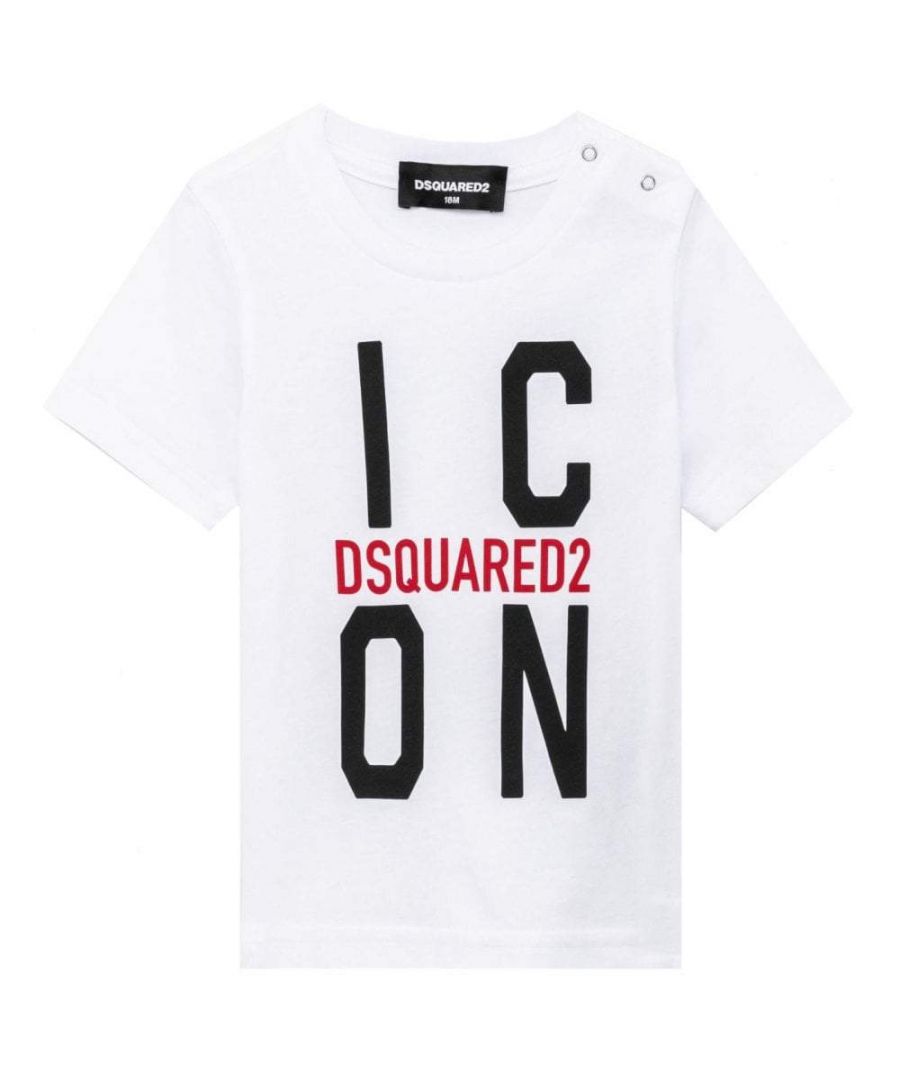 Image for Dsquared2 Baby Boys ICON T-Shirt White