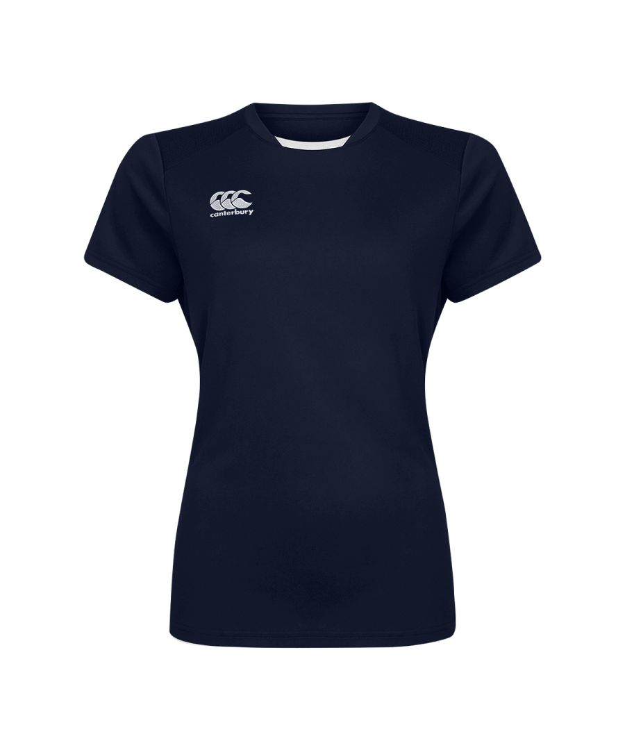 Image for Canterbury Womens/Ladies Club Dry T-Shirt (Navy)