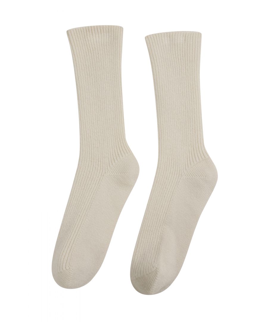 Image for Cashmere Sock in White
