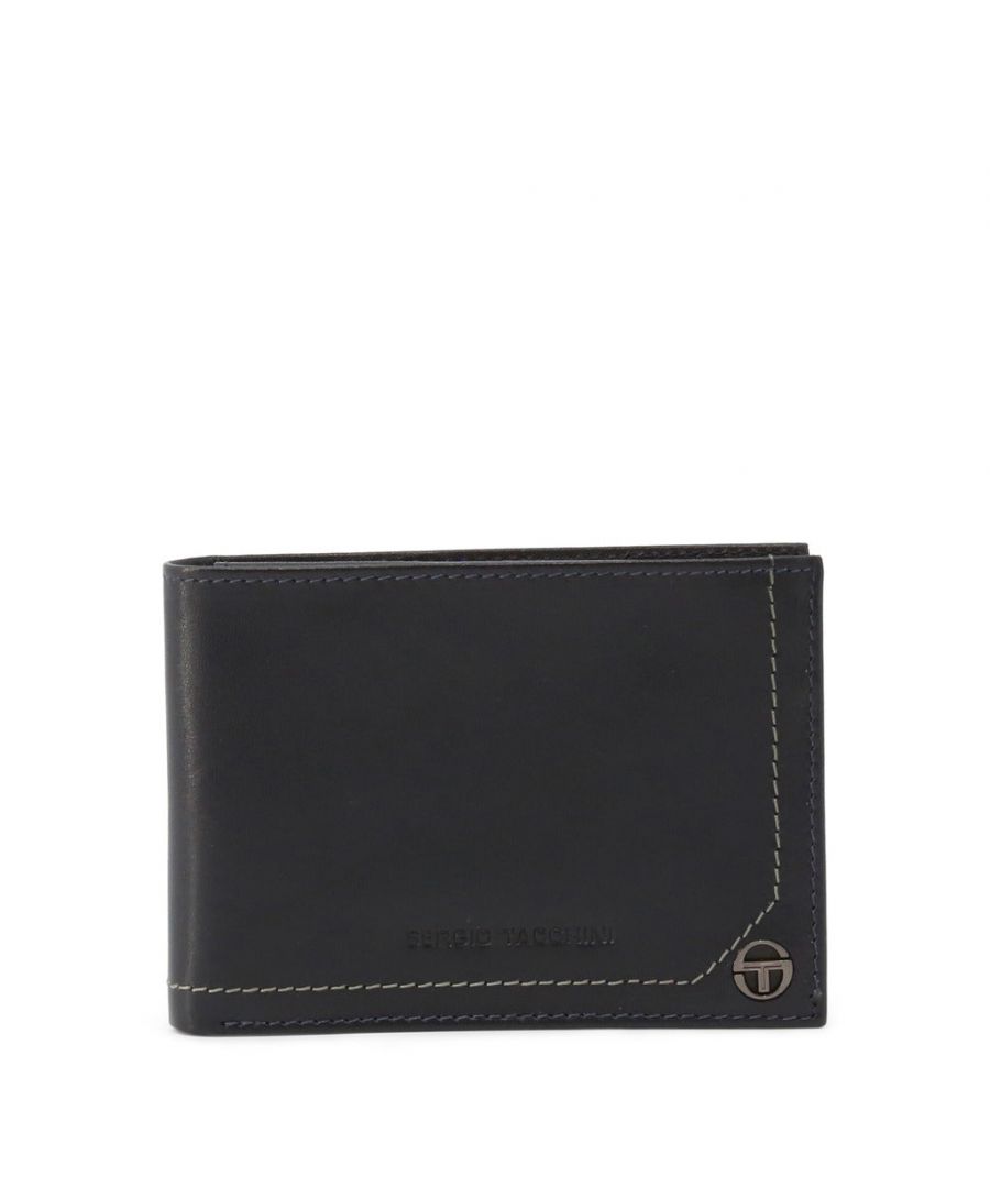 Brand: Sergio Tacchini Gender: Man  Material: Leather  Inside: Credit Card Holder, Documents Compartment  Width cm: 12  Height cm: 8.5  Depth cm: 2  Original Packaging: Yes