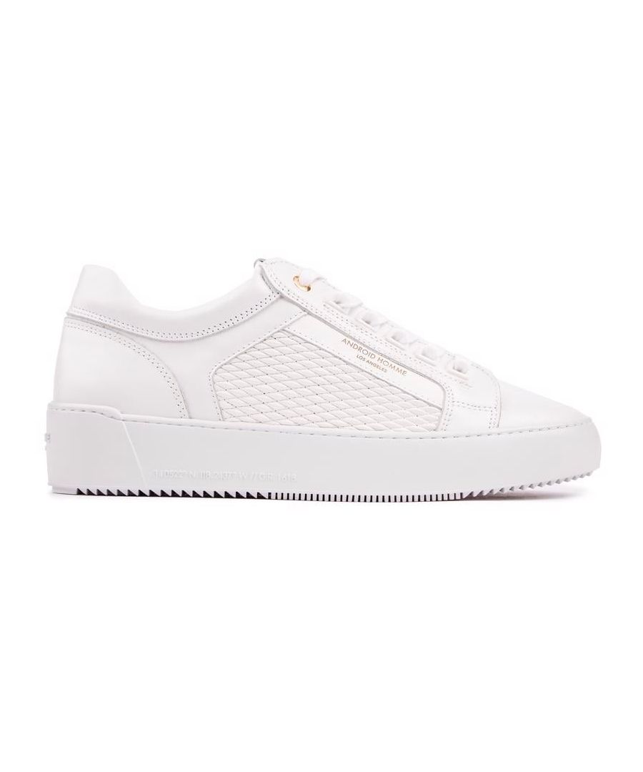 android homme mens venice trainers - white - size uk 12