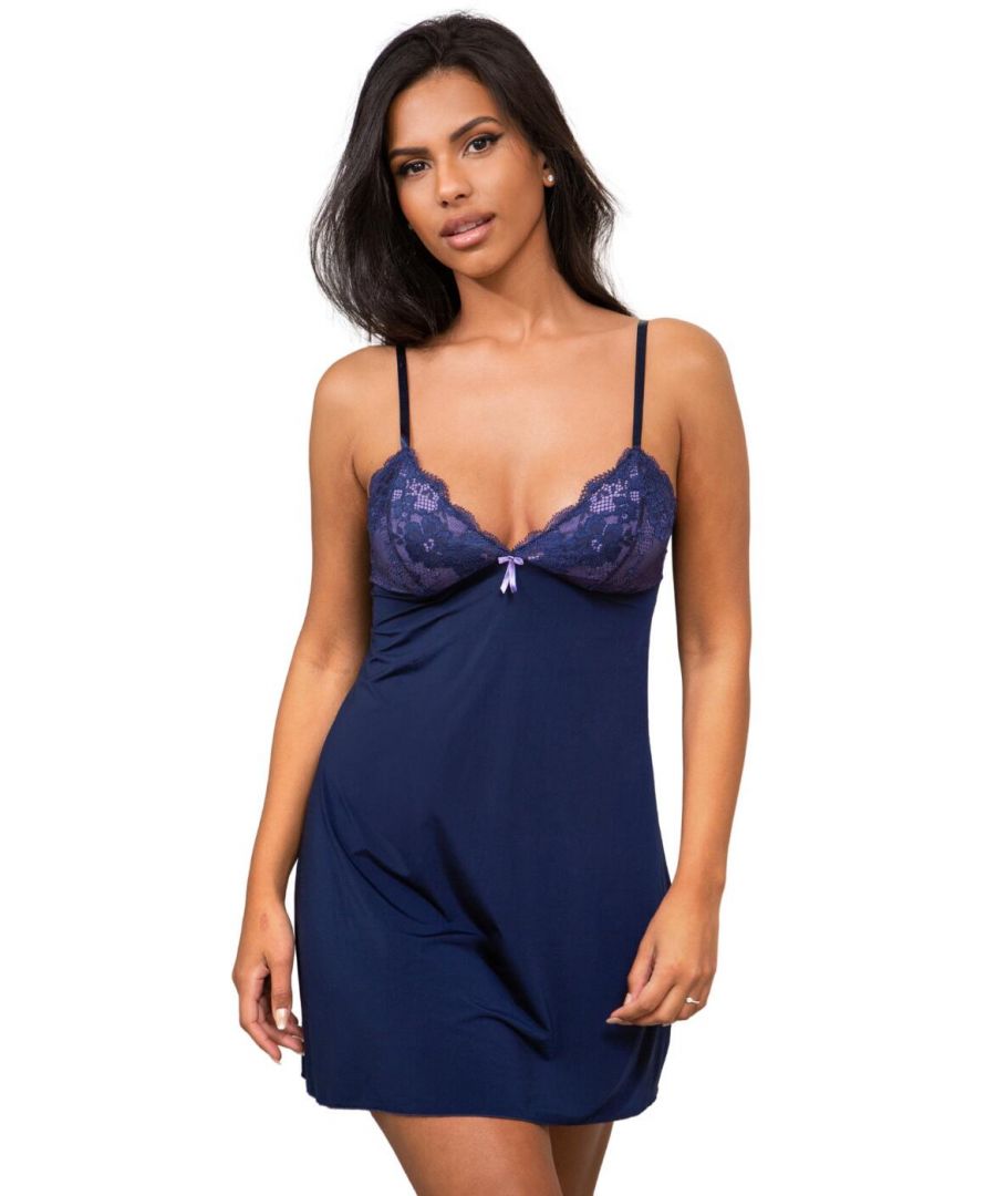  Womens 1511 Amour Chemise - Blue Elastane - Size 8 UK