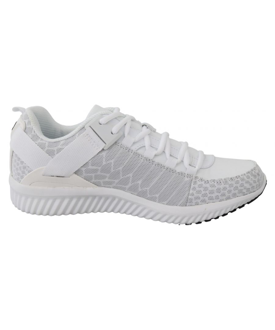 orgeous new with tags and box, 100% Authentic Plein Sport Mens shoes. Model : Adrian Sport Shoes. Color : White Material : Polyester Sole : Rubber Logo details Very exclusive and high craftsmanship