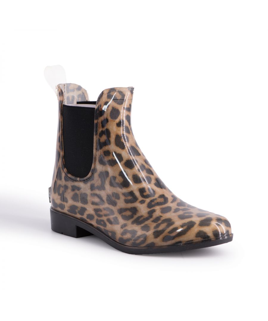Image for Aus Wooli Australia Womens Rainboots With Sheepskin Insole Included LEOPARD