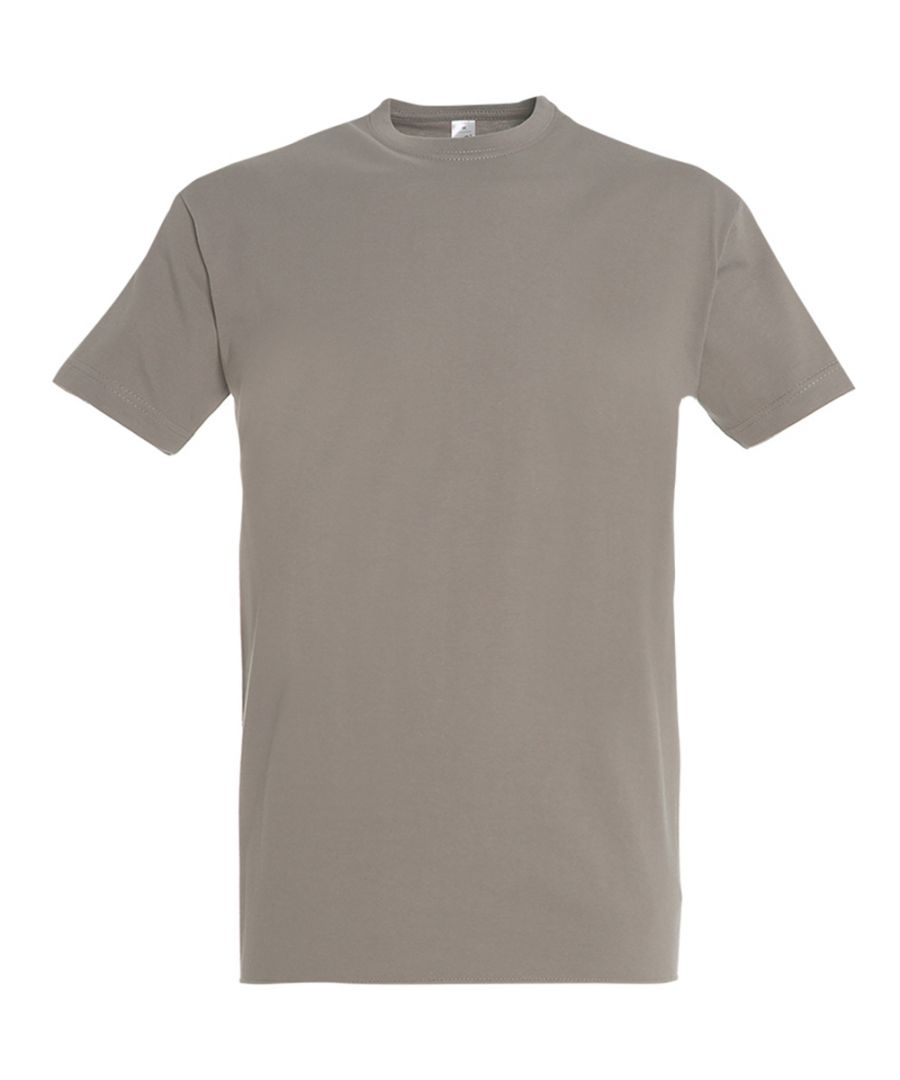 SOLS Mens Imperial Heavyweight Short Sleeve T-Shirt (Light Grey)