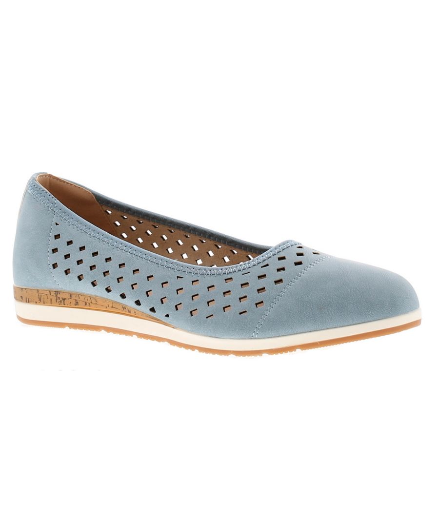 Comfort Plus Isla Womens Wedges Blue. Manmade Upper. Manmade Lining. Synthetic Sole. Ladies Womans Flat Summer Comfort Casual Slip On.
