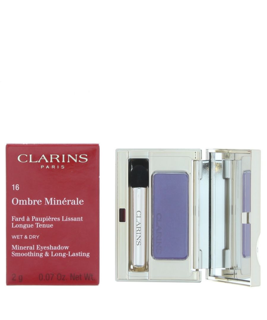 Image for Clarins Ombre Minérale Smoothing & Long-Lasting 16 Vibrant Violet Eye Shadow 2g