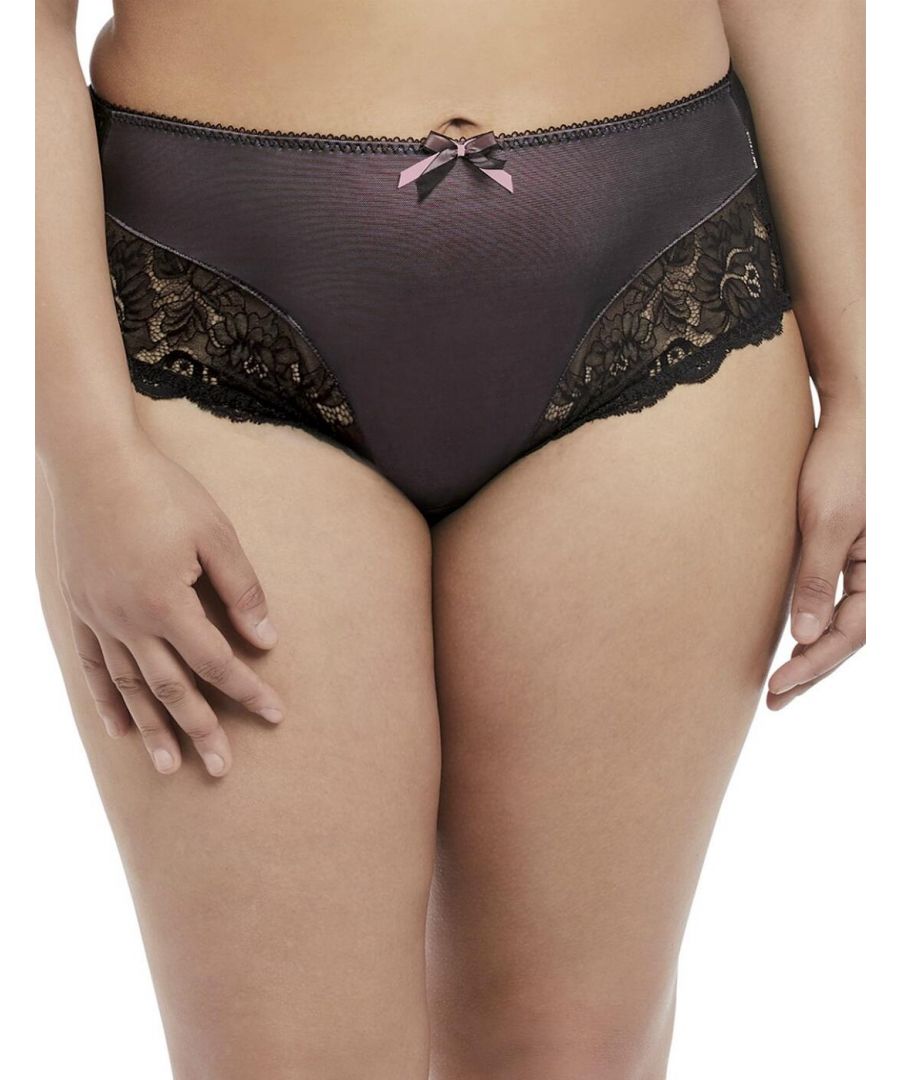 Elomi Womens Anushka Brief - Black - Size 2XL