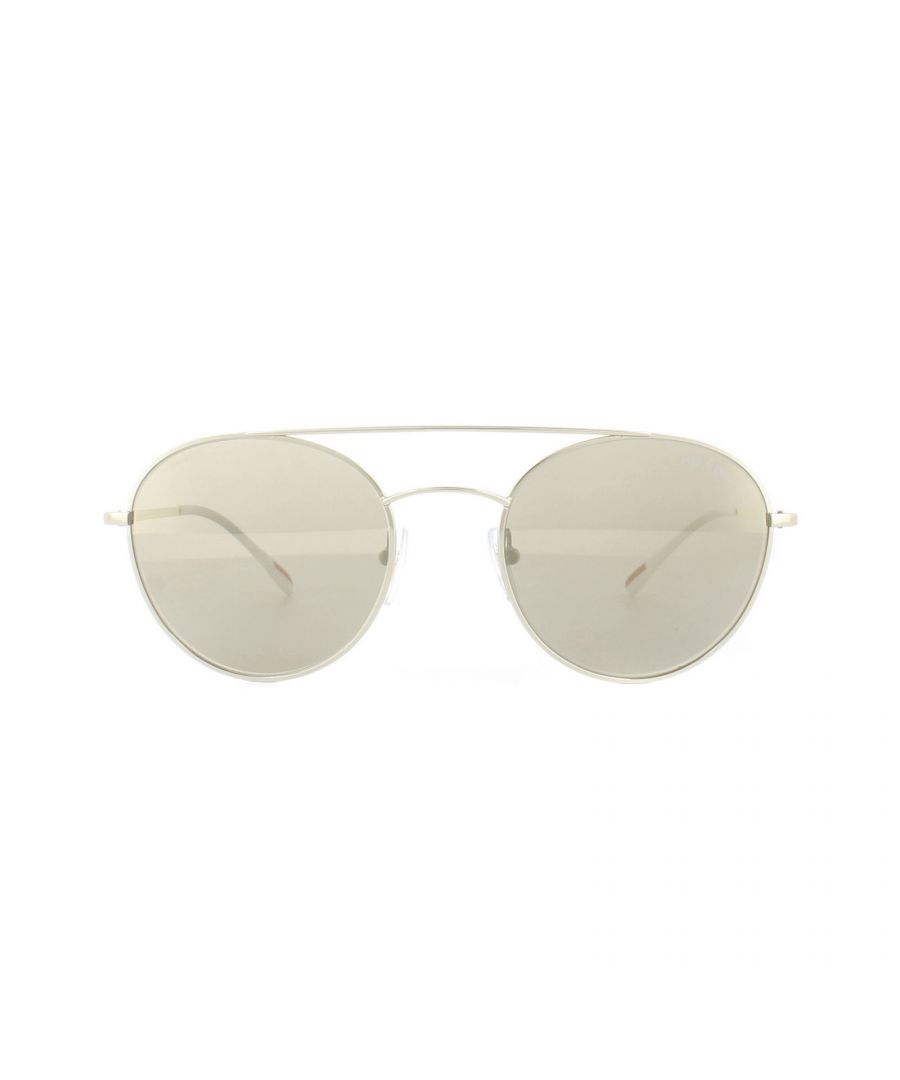 Prada Sport Sunglasses 51SS ZNV1C0 Pale Gold Brown Gold Mirror