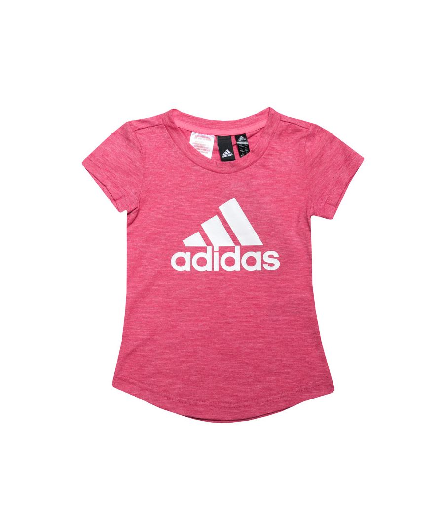 Image for Girl's adidas Infant ID Winner T-Shirt in Pink white