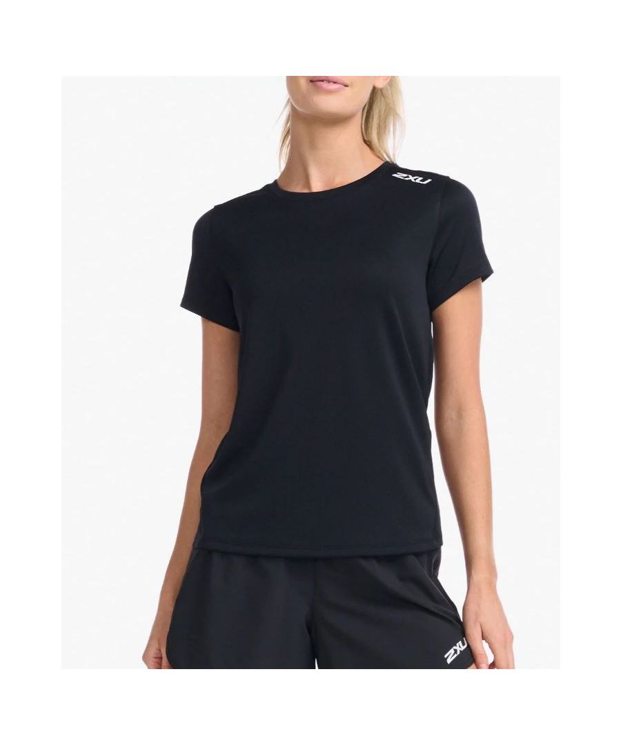 The Aspire Tee leverages a double-knit sweat-wicking fabric to keep you dry so you can perform in comfort.