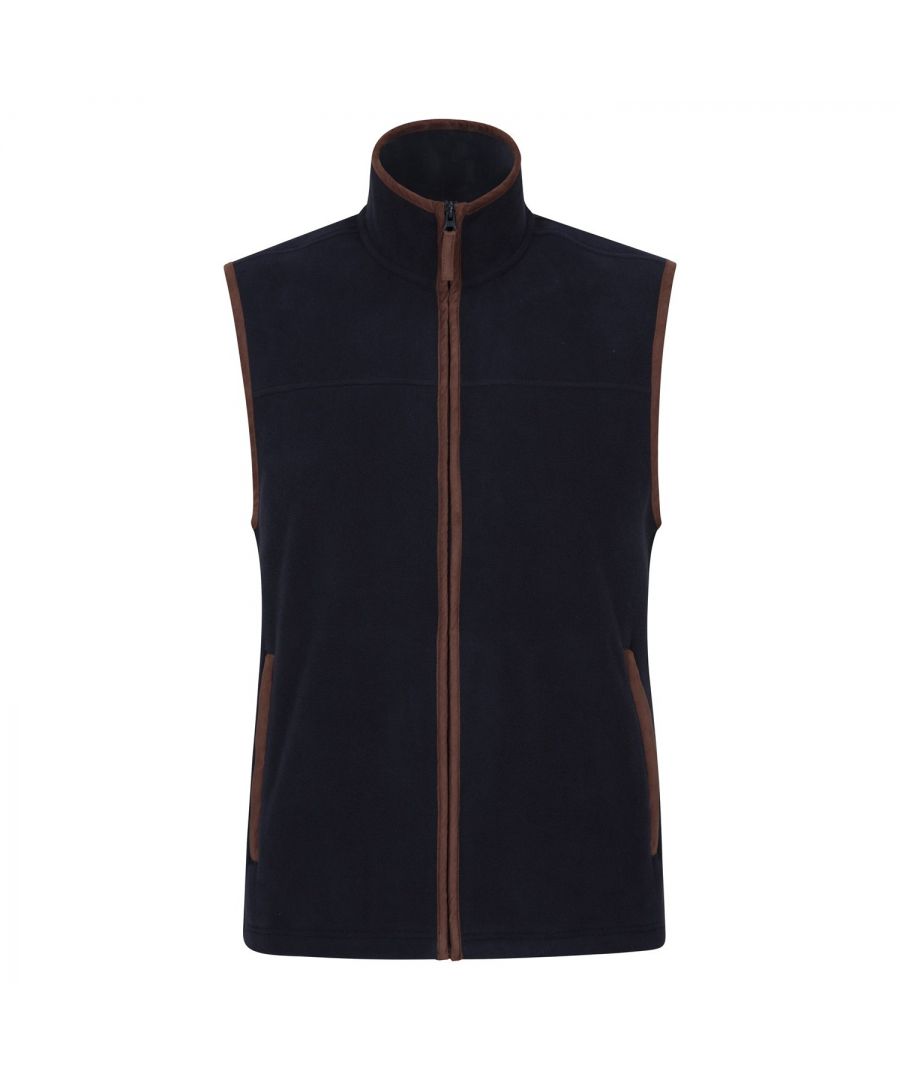 Mountain Warehouse Mens Rove Fleece Gilet (Navy) - Size X-Small - Secret Sales