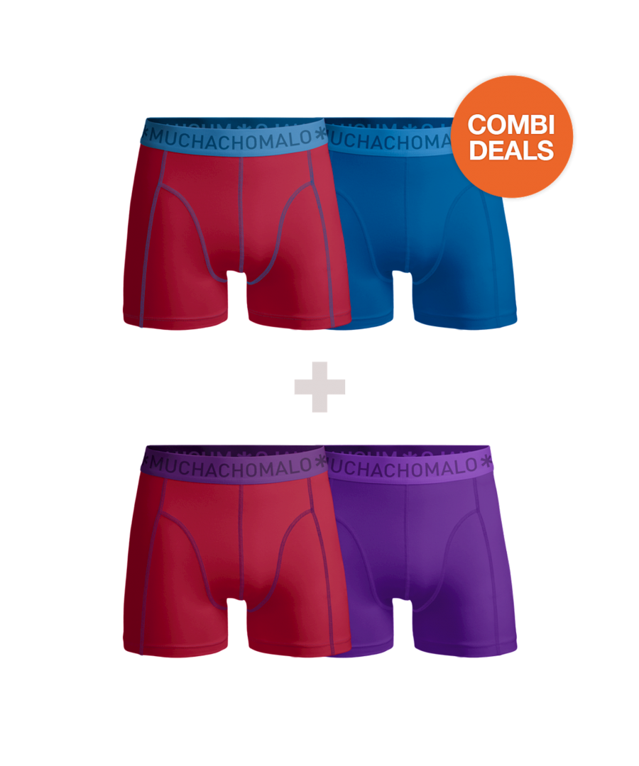 Muchachomalo - 2-pack + 2-pack boxershorts Men - Combi deal