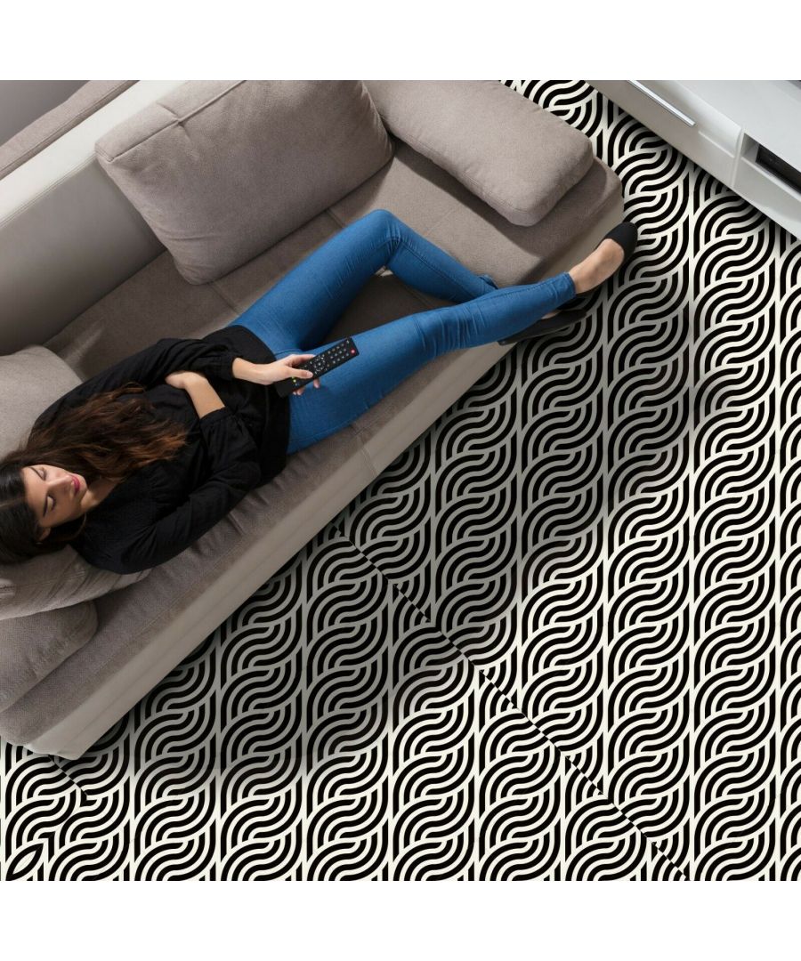 - Add colour and a new feel to your home with our self-adhesive floor stickers designed especially for interior decorations.\n- Our floor stickers are printed in full colour and high resolution on an anti-slip self-adhesive material bringing not only colour and style but also an element of safety into your home. \n- The stickers are water resistant and washable making them ideal to be used in kitchens and bathrooms.\n- Please Note: Stickers must be applied to clean, dry and smooth surfaces above freezing temperature.\n- They will not stick to frosted, damp or wet surfaces. The package contains 1 sheet of 120 cm x 60 cm.