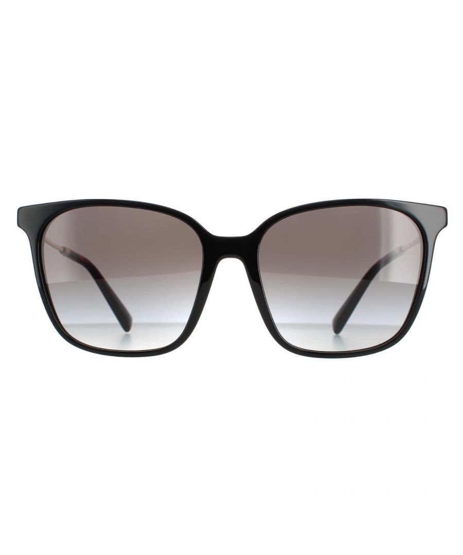 Valentino Square Womens Black Black Gradient VA4078  VA4078 are an oversized square style crafted from lightweight acetate. The integrated nose pad design and plastic temple tips provide all day comfort. Valentino's logo features on the slender temples for brand authenticity