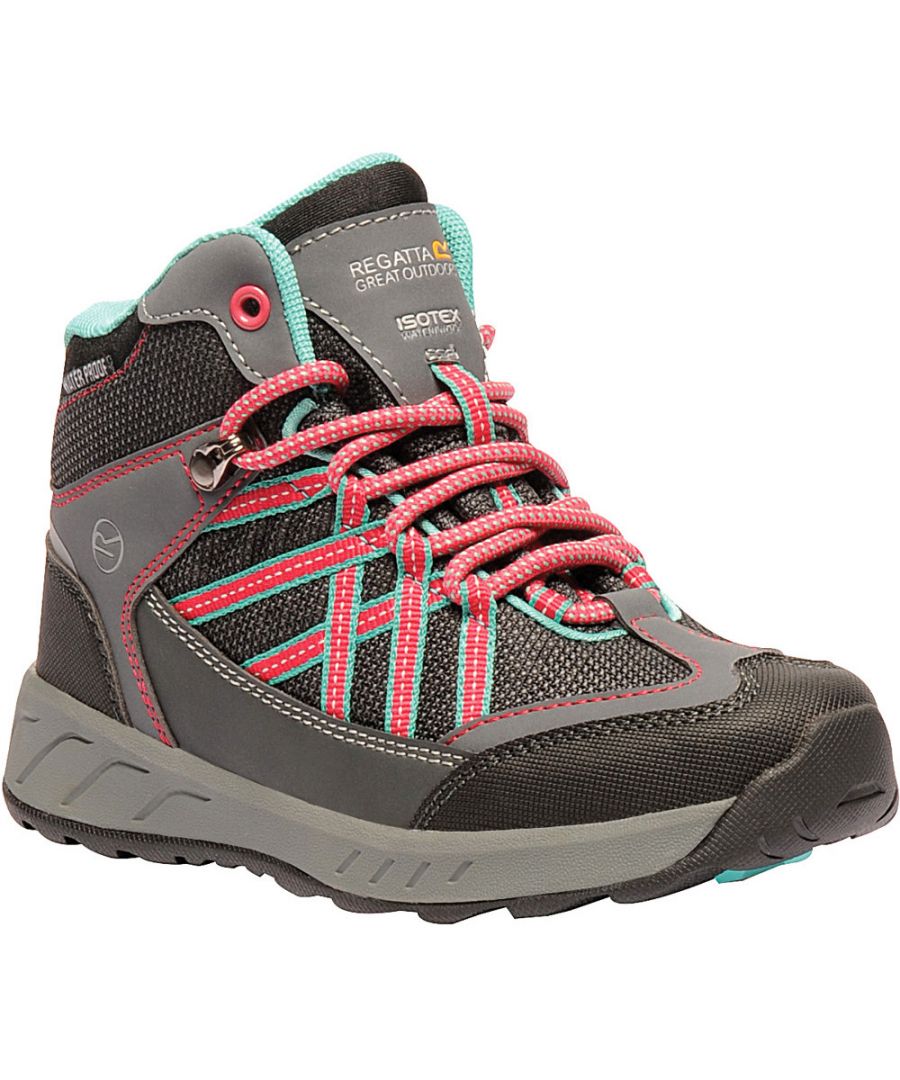 Image for Regatta Boys & Girls Samaris Mid Waterproof Isotex Hiking Boots