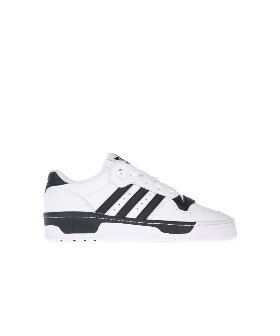 Image for Men's adidas Originals Rivalry Low Trainers in White Black