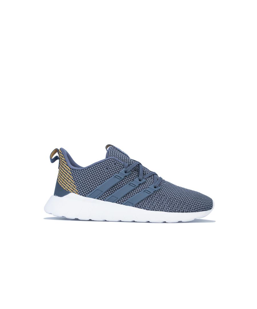 Mens adidas Questar Trainers in onix - grey.<BR><BR>- Knit textile upper.<BR>- Lace up closure.<BR>- Floating 3-Stripes to sides.<BR>- Padded collar and tongue.<BR>- Pull-on tabs at tongue and heel for easy on - off. <BR>- Comfortable textile lining.<BR>- Removable Cloudfoam comfort sockliner.<BR>- Combined Cloudfoam midsole and outsole.<BR>- Textile and synthetic upper  Textile lining  Synthetic sole.<BR>- Ref: EE8192