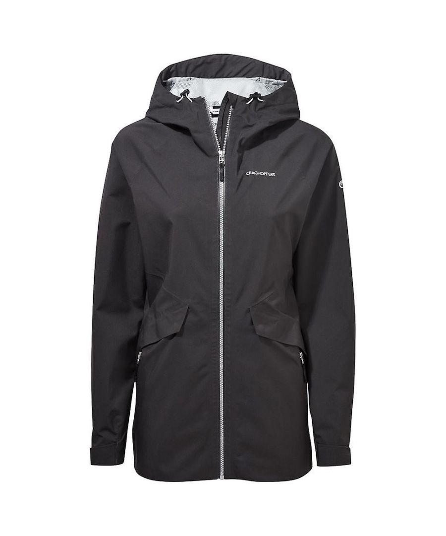 craghoppers womens/ladies minola gore-tex jacket (charcoal) - size 16 uk