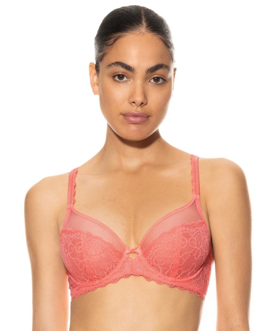 Mey Womens Amorous Underwire Bra – Pink Polyamide – Size 36DD