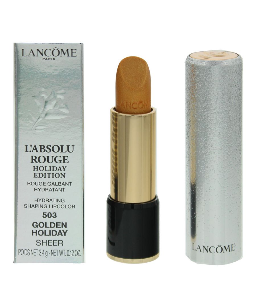 Image for Lancome L'Absolu Rouge Holiday Edition Lipstick 3.4g 503 Golden Holiday Sheer