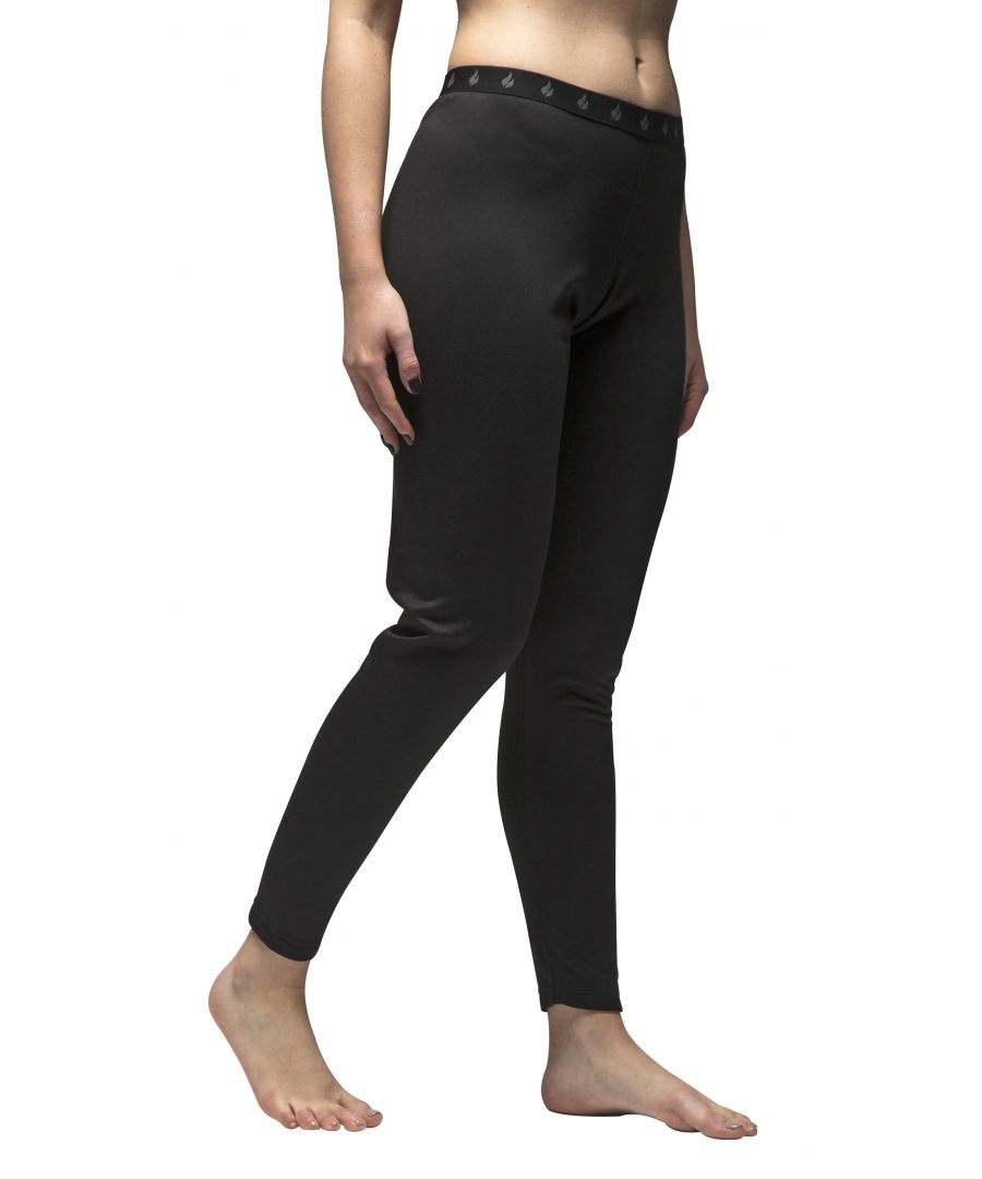 Ladies Heat Holders Performance Base Layer Long JohnsWhen the bitter cold weather hits and wrapping up with hats, gloves and coats aren’t enough you need something better suited for the job of keeping you warm. These Ladies Performance Layer Thermal Long Johns are ideal at keeping warm air close to the skin.With an easy fit design to go under your clothes for a smooth slim-fitting thermal base layer for the colder days where one layer isn't enough! WIth 3 different types of thickness: Warm, X-Warm & XX-Warm you have plenty of choice to pick the right underwear for you. The top part of these leggings even have an elasticated waistband, for a much easier and comfortable fit.The technical construction of this thermal underwear, along with its supportive fit, have been designed so that it effortlessly shapes and works with your body's natural contours, providing the best fit possible - making it hardly noticeable under your clothing. The base layer is made of a lovely soft fabric, which helps to add that extra bit of warmth and makes it extremely soft for added comfort to the garment.These thermal underwear leggings come in one colour: Black, Available in 4 sizes: Small, Medium, Large & X-Large, all with the 3 different thicknesses available. There is a matching performance top also available in separate listings. We even offer men's sizes/colours as well.Extra Product DetailsLadies Performance Long JohnsThermal Underwear Base LayerSuper soft & comfortableTechnical constructionSupportive FitElasticated WaistbandExtra warm4 Sizes Available3 Different ThicknessesMatching Top Available- Original/Lite - 100% Polyester- Ultra Lite - 84% Polyester, 16% Elastane