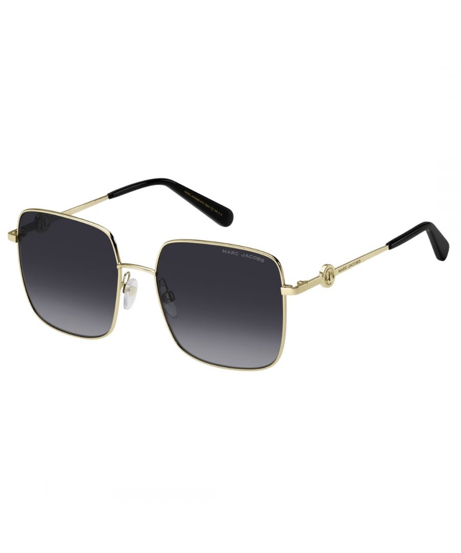 Marc Jacobs Mens Jacob 654 J5G WJ Gold Sunglasses Cotton - One Size