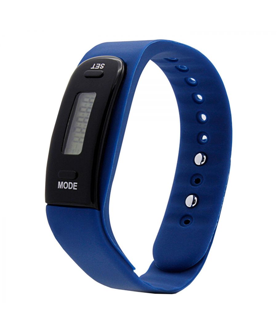 Image for Aquarius AQ 111 Teen Fitness Activity Pedometer Smart Wristband Tracker Blue