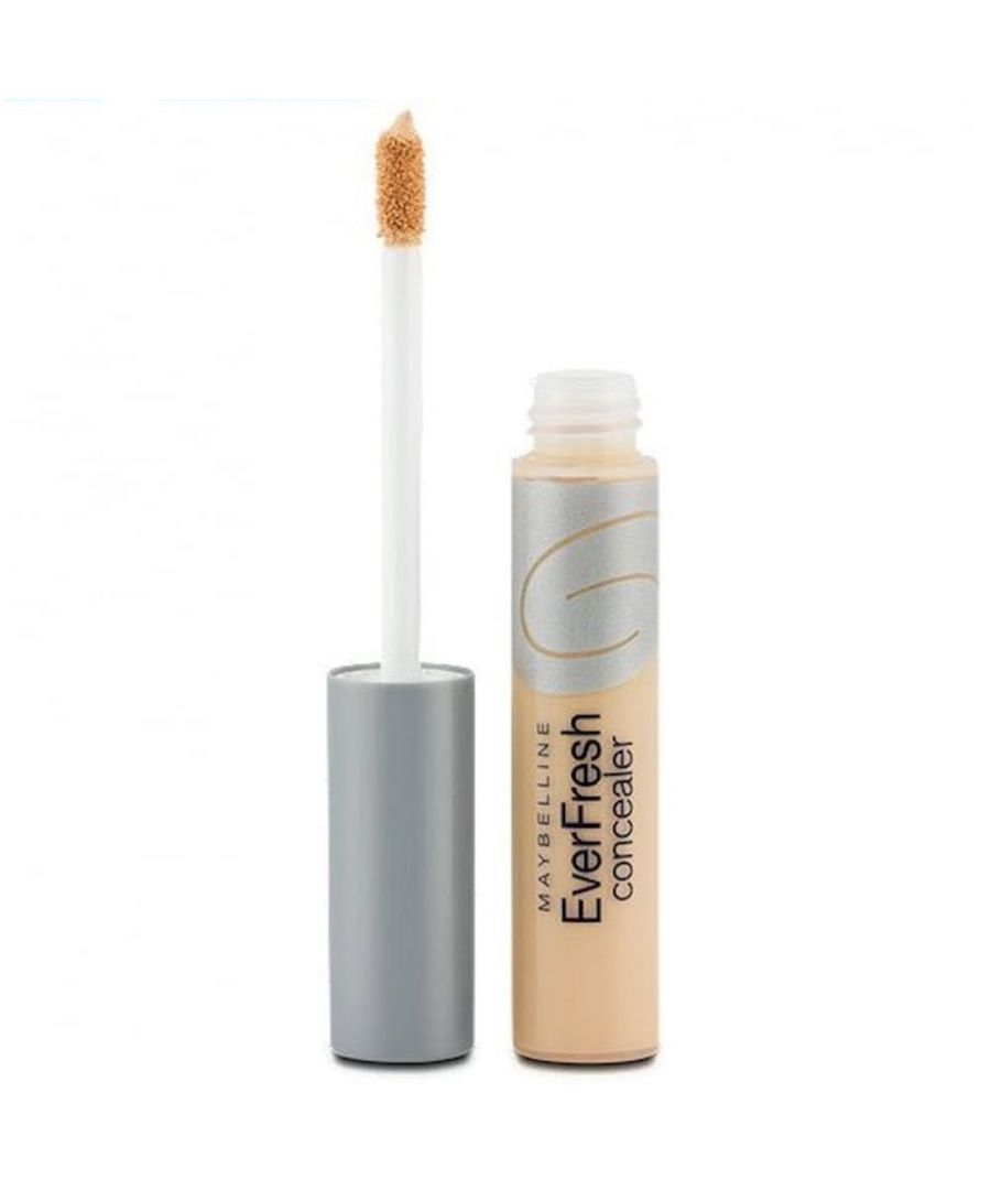 For that fresh morning look, use the Maybelline Ever Fresh Concealer. The lightweight formula glides on your skin smoothly, concealing imperfections without clogging pores or creasing. The oil-free cream formula blends in evenly and with an SPF 15, it helps protect your skin from harmful rays. Dermatologist tested.