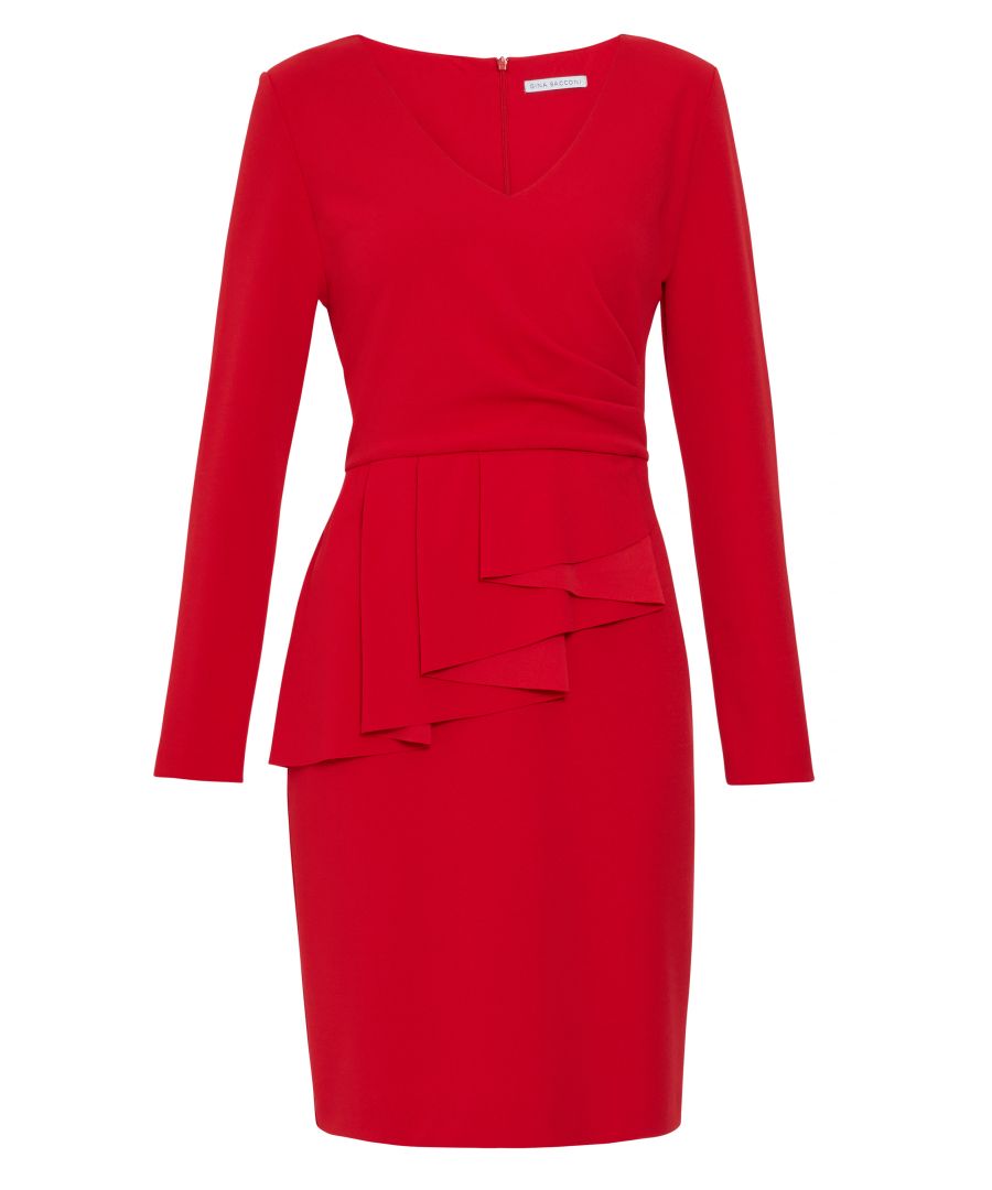 Gina Bacconi Myani Studded Jersey Dress 
