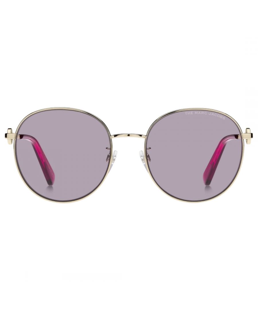 Marc Jacobs Womens Jacob 631 0NOA UR Gold Sunglasses Metal - One Size