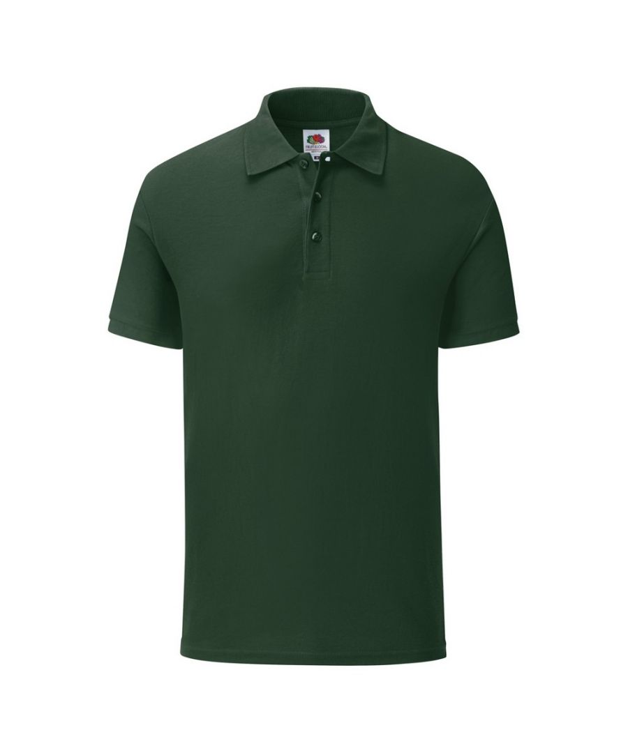 Image for Fruit Of The Loom Mens Tailored Poly/Cotton Piqu Polo Shirt