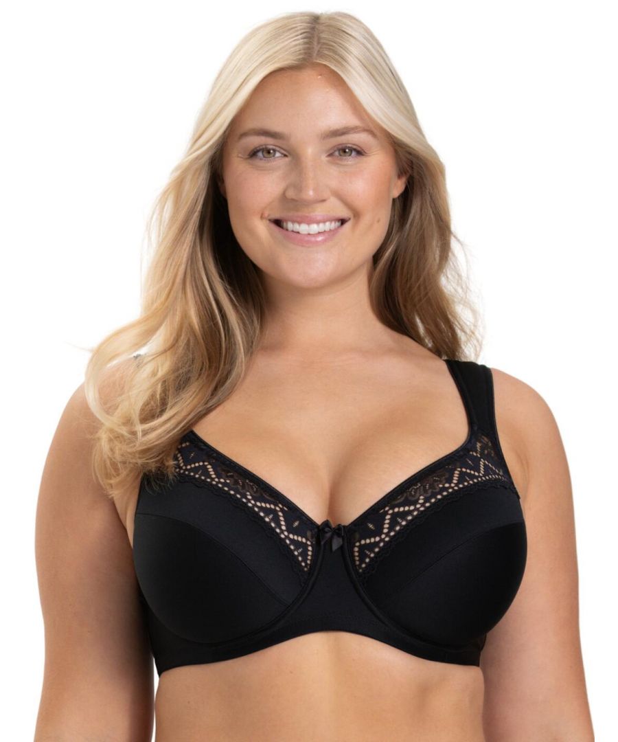 Miss Mary of Sweden Womens Breeze Bra - Black - Size 40D