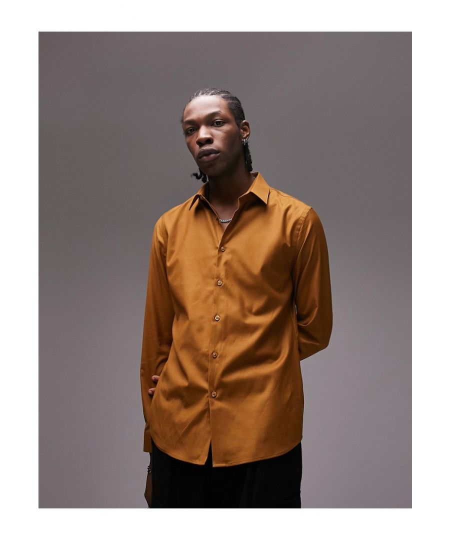 Shirts by Topman Welcome to the next phase of Topman Spread collar Button placket Long sleeves Slim fit Sold by Asos