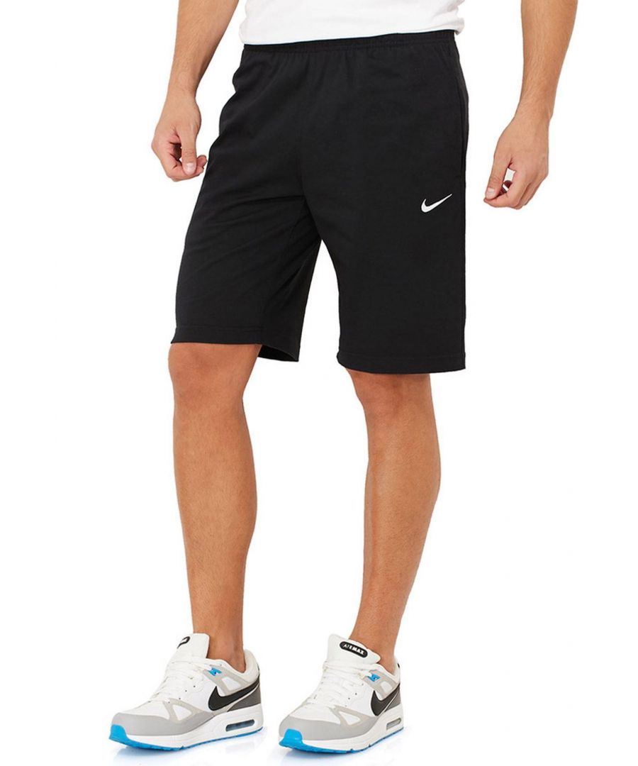 Nike Crusader Mens Shorts . \nElasticated Waistband With Internal Draw Cord for a Secure Fit. \nTwo Open Side Pockets.  \nMens Sports Shorts Have Elasticated Waist With Adjustable Drawstrings.  \nRunning Shorts Offer Freedom of Movements .  \nTrack Shorts Keep You Sweat Free.  \nThese Are Perfect for a Range of Sporting Activities.