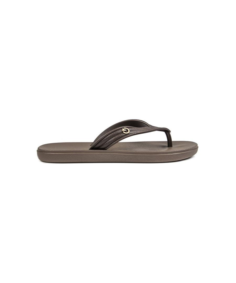Mens brown Cartago porto sandals, manufactured with synthetic and a rubber sole. Featuring: metal branding detail, moulded footbed and textured tread.