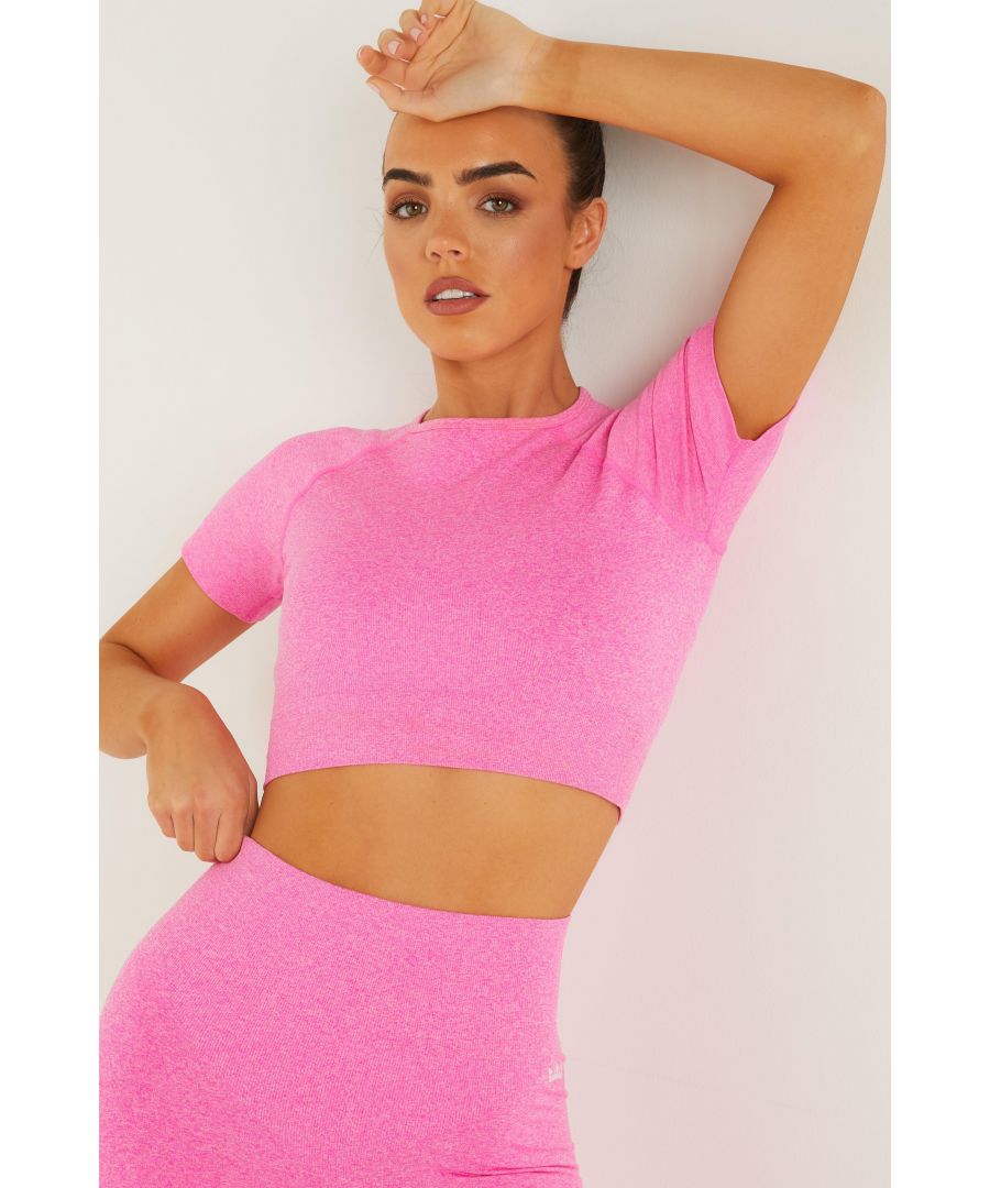 Image for Pink Seamless Crop Top