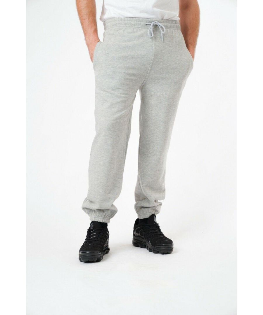 Mens Open Hem Joggers With Zip Pockets 