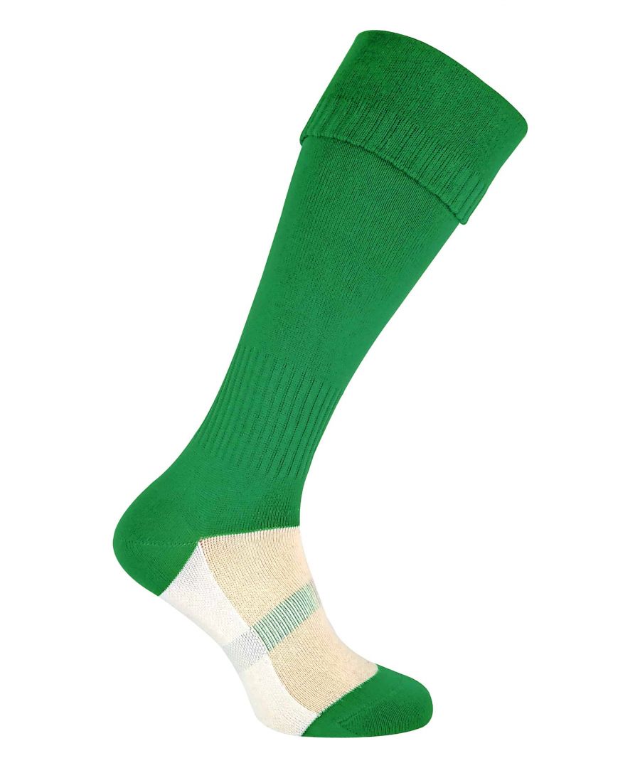 Adult / Kids Colourful Football SocksWhen you are on the pitch you need to make sure that you are at the top of your game. Having the best footwear possible, whether it be football boots our socks are very important. These Roly football socks don’t fall down and have many colours to match your teams colour.These socks have ribbed elastic throughout the sock to allow for the sock to adapt to different sizes, they also have elastic zones on the foot to give a better grip. These socks are great for any sport as they fit securely around your foot and are made out of a breathable material that will prevent your feet from overheating. These socks are suitable if you play football, hockey or rugby.These socks are available in 8 colours. They are available in sizes Kids 12-3, 2-5 and an Adults 6-11. They are made from 100% polyester on the leg and 80% polyester, 17% cotton, 3% elastane on the foot. They come in a 1 pair pack and are Machine Washable.Extra Product DetailsBrand: RolySizes Kids 12-3, 2-5 Adults 6-111 Pair PackRibbed ElasticElastic Zones8 Bright ColoursLeg: 100% polyester. Foot: 80% polyester, 17% cotton, 3% elastaneMachine Washable