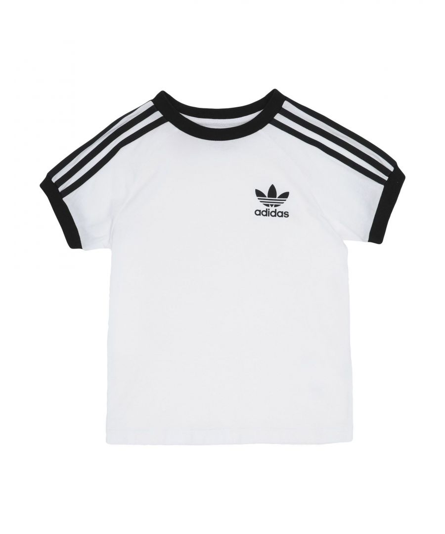 Image for Adidas Originals Boys' Cotton T-Shirt in White