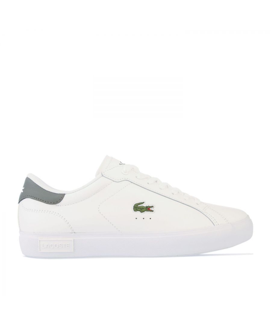 Men's Lacoste Powercourt Trainers in White