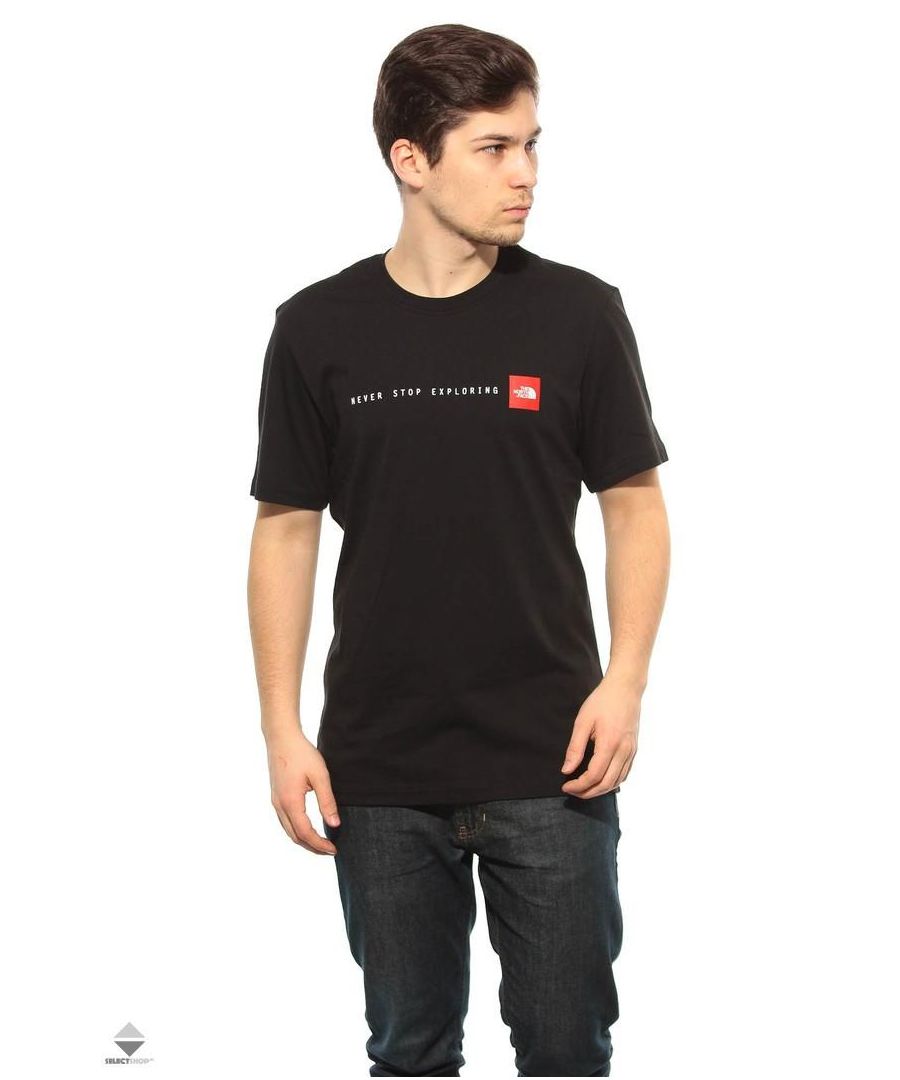 The North Face NSE Mens Black T Shirt Cotton - Size Large