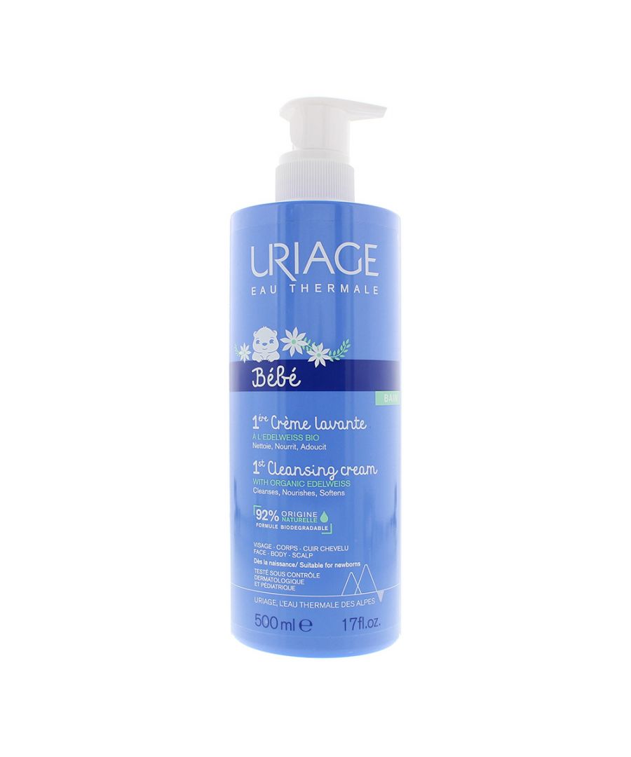 This rich cleansing cream gently eliminates impurities, nourishes and preserves baby's hydrolipidic film leaving skin soft and supple.
