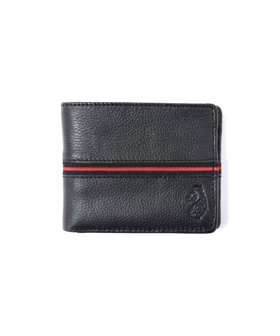 Keep your cash & cards organised with this luxurious Milled Taped Leather Wallet from Luke 1977. Featuring multiple card slots, note compartments, and a coin section with a press-stud closure. Constructed from premium leather and is finished with the iconic Luke lion debossed on the front with their signature tri-colour trim tape.One Size, Premium Leather, Four Card Solts, Two Note Compartments, Two Open Pockets, Press-Stud Coin Pocket, Luke 1977 Branding.