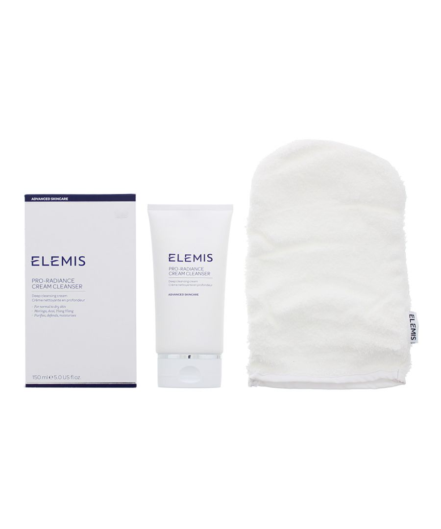 The Elemis Pro-Radiance Cream Cleanser is a luxurious deep cleansing cream which dissolves makeup and grime, and defends against daily pollutants. The cream, which is formulated with a powerful mix of Moringa, Organic Great Burdock and Acai leaves skin looking and feeling balanced, nourished and youthful.