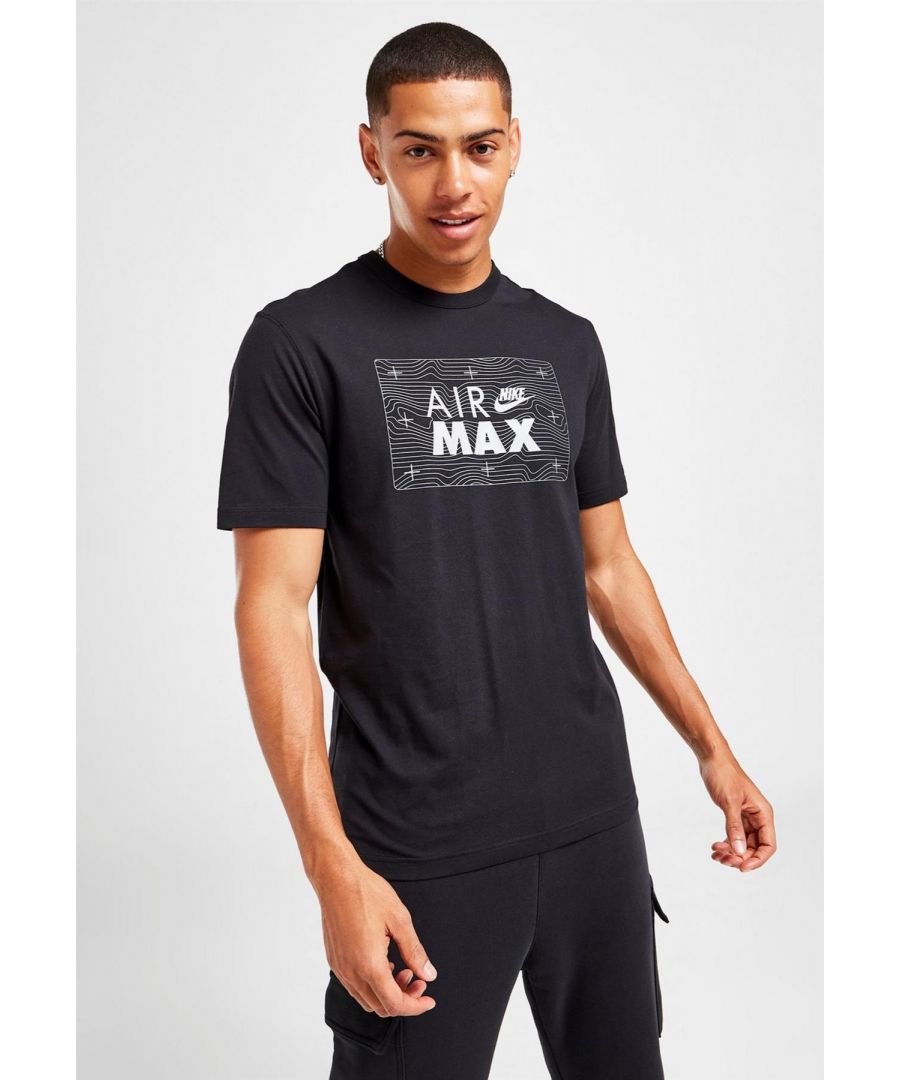 Nike Air Max Short Sleeve T-shirt from Nike.        \nMade of Light and Durable Cotton, Which Ensures All-day Wearing Comfort.        \nIt Has a Round Neckline and Short Sleeves That Emphasize the Classic Cut of the Whole.        \nThe T Shirt Nike Air Max Branding on the Chest.