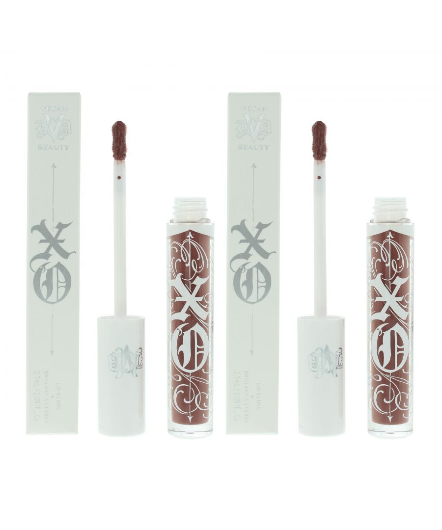 KVD Womens xo Lip Gloss 2.7ml - Lolita Flora 20 x 2 - NA - One Size