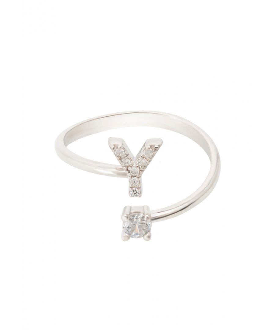 Image for Initial Ring Silver Y