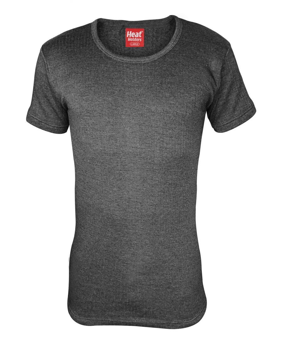 Image for Heat Holders - Men's Cotton Thermal Underwear Short Sleeve T Shirt Vest